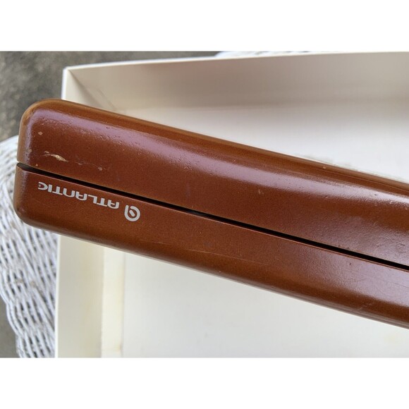 Atlantic Wooden Box 40 CD Carrying Case Marilyn Monroe Magnetic Closure Felt - Picture 4 of 6